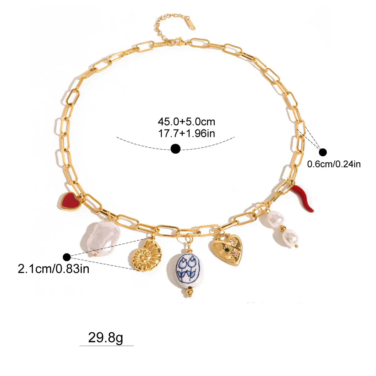 Collier Femme avec Charms