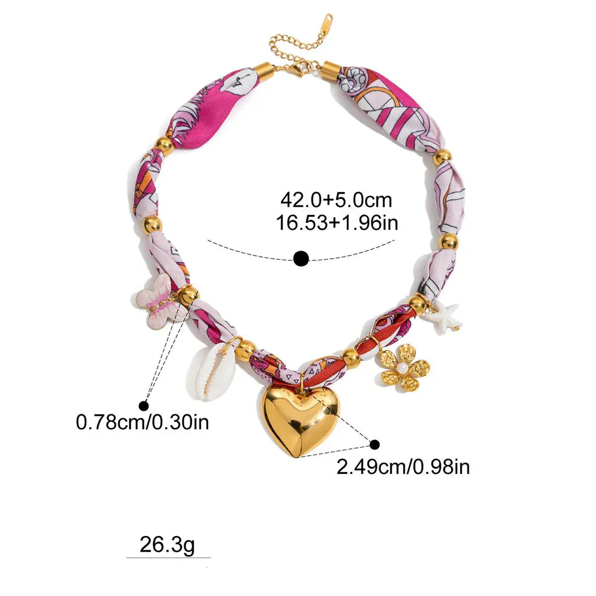 Collier Femme avec Charms