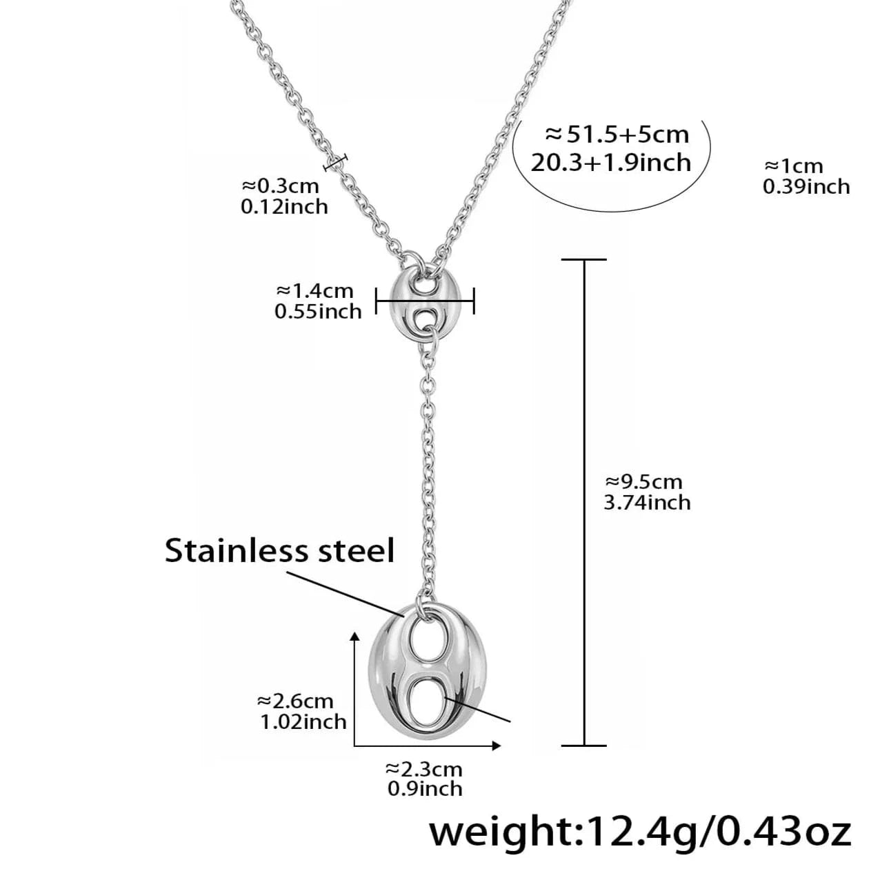 Collier Graine de Café Femme