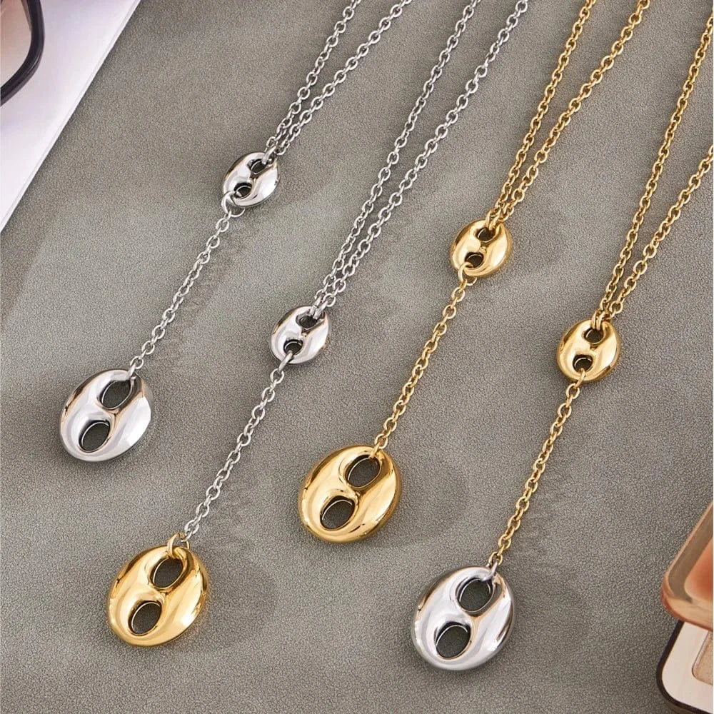 Collier Graine de Café Femme