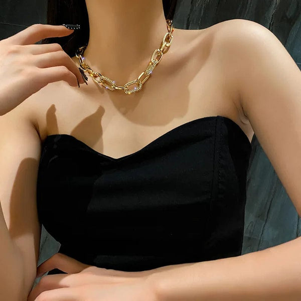SIfdSeng Collier Coquillage Mode Pendentif Chaîne Clavicule Bijou Femme