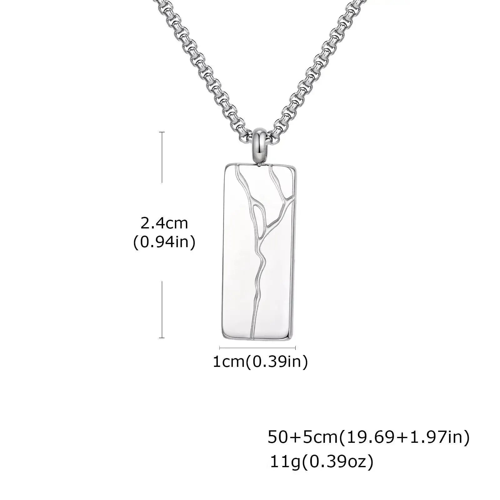 Collier Homme Argent avec Pendentif