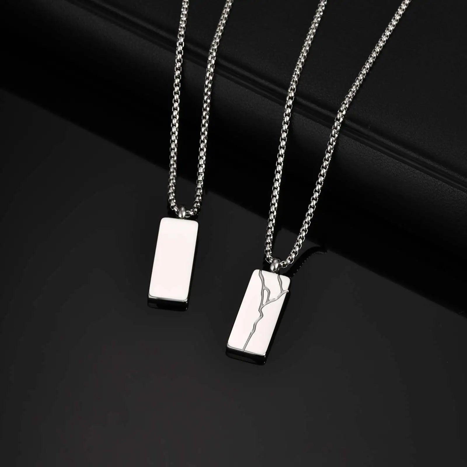 Collier Homme Argent avec Pendentif