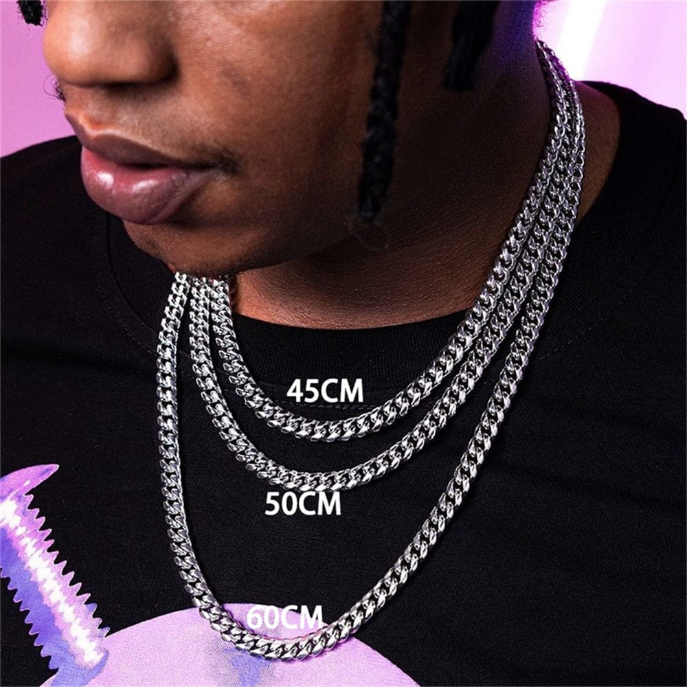 COLLIER CHAINE GOURMETTE DORE HOMME 50cm x 3mm ACIER INOXYDABLE HYPOALLERGENIQUE COLLIER CHAINE GOURMETTE DORE HOMME 50cm x 3mm ACIER INOXYDABLE HYPOALLERGENIQUE