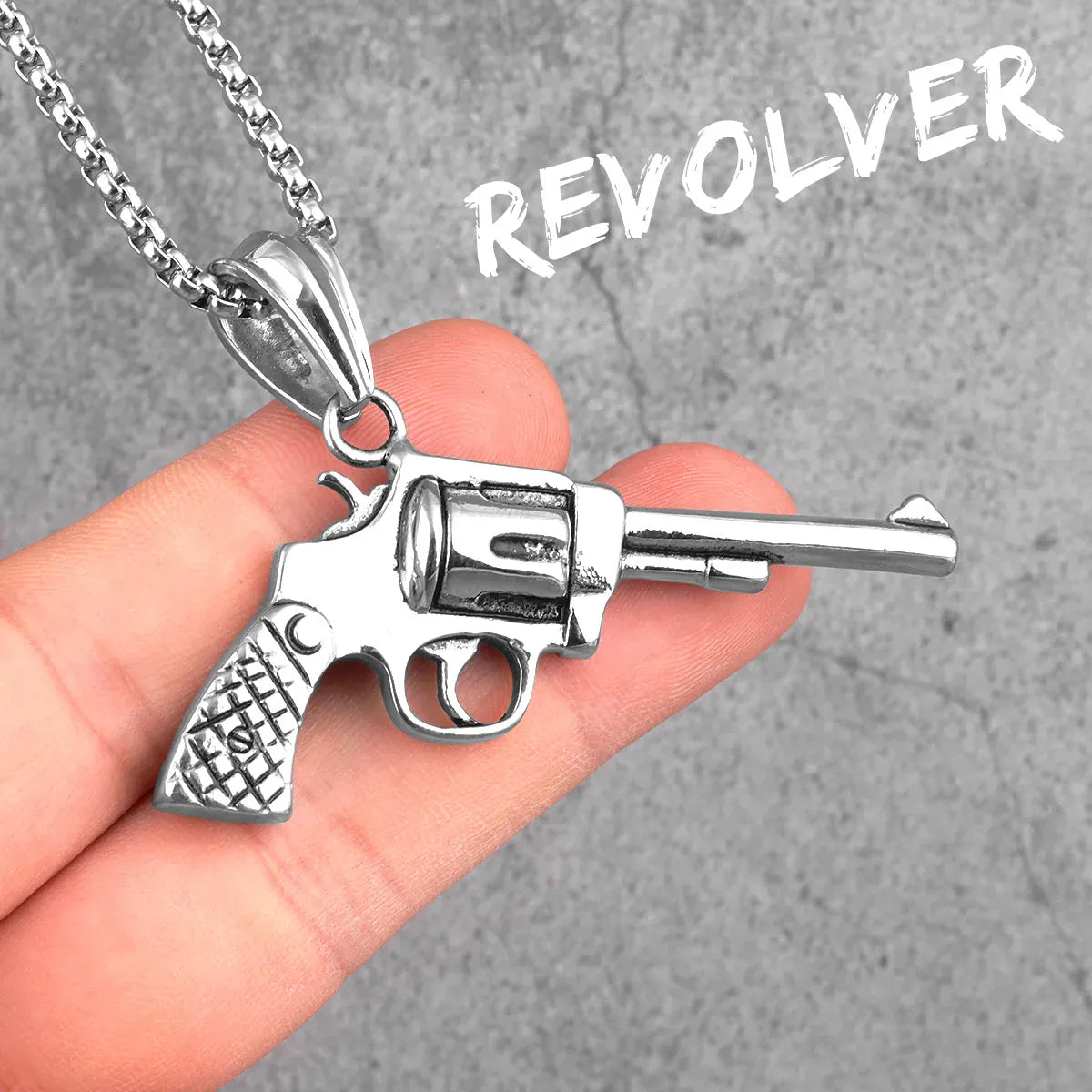 Collier Homme Pistolet