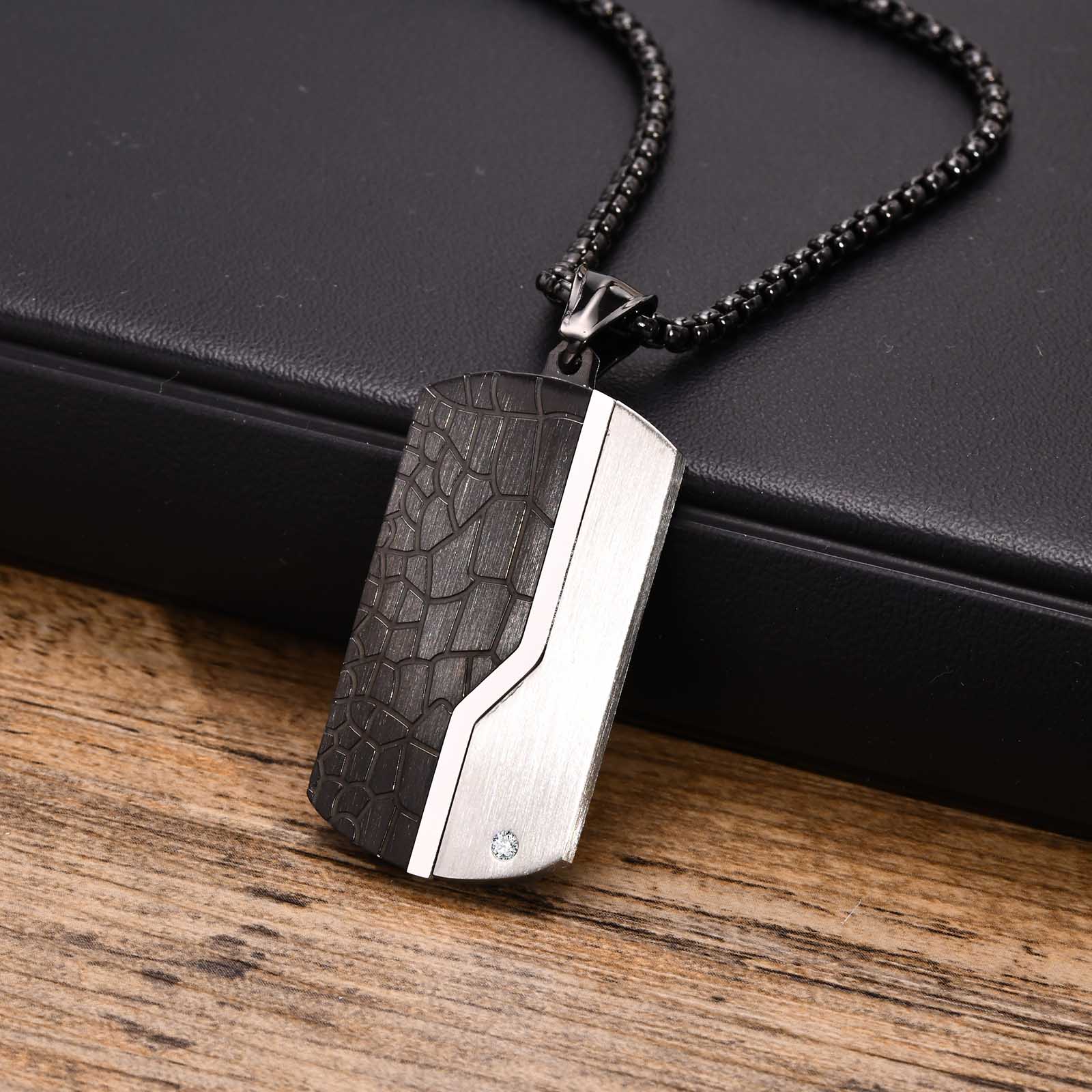 Collier Argent Collier Plaque Militaire Personnalisable Collier