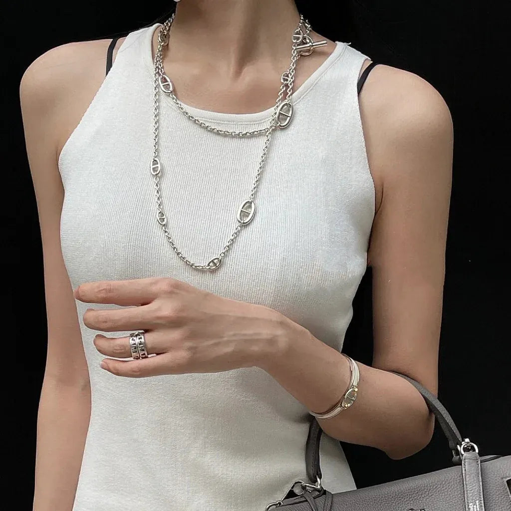 Collier Long Grain de Cafe