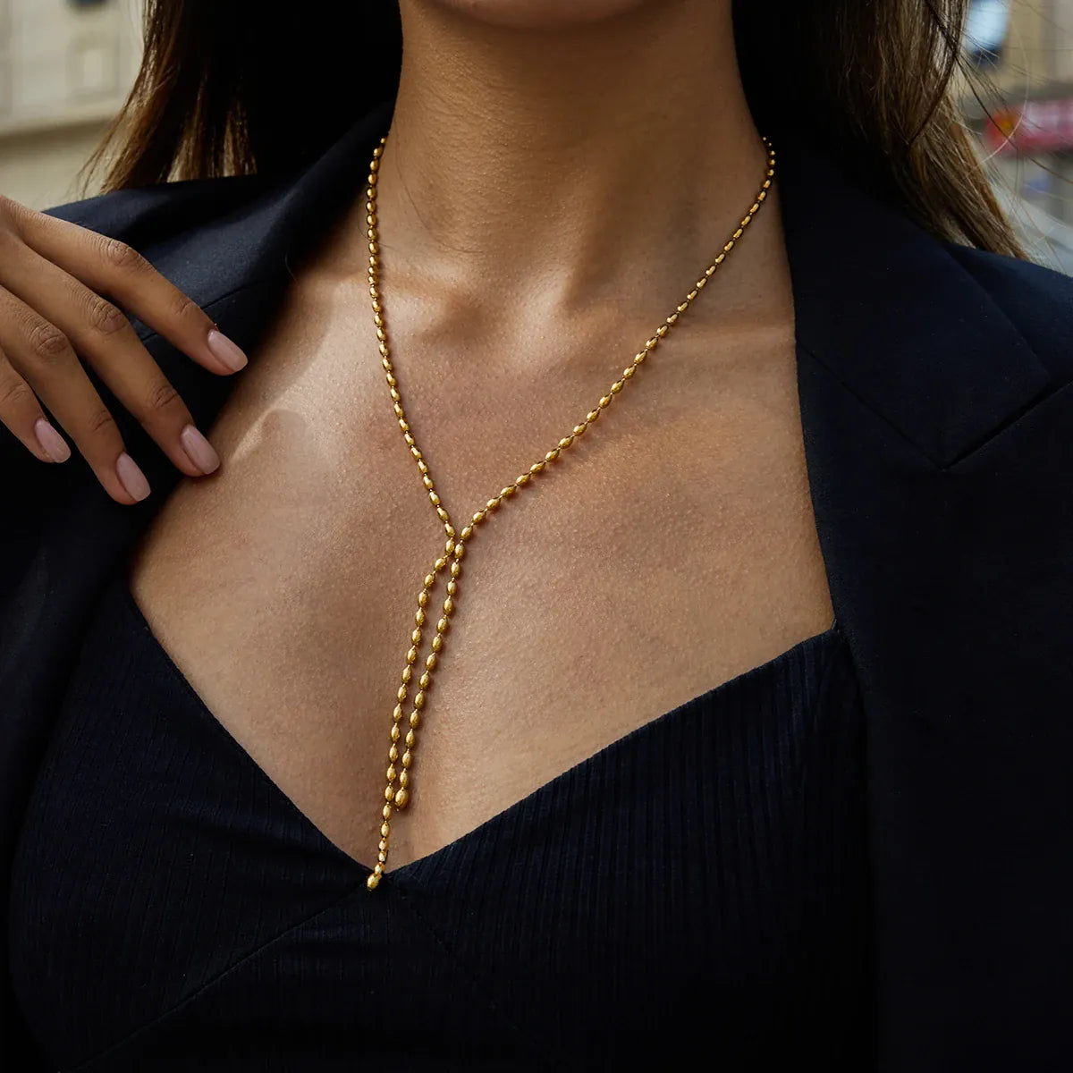 Collier Long Or