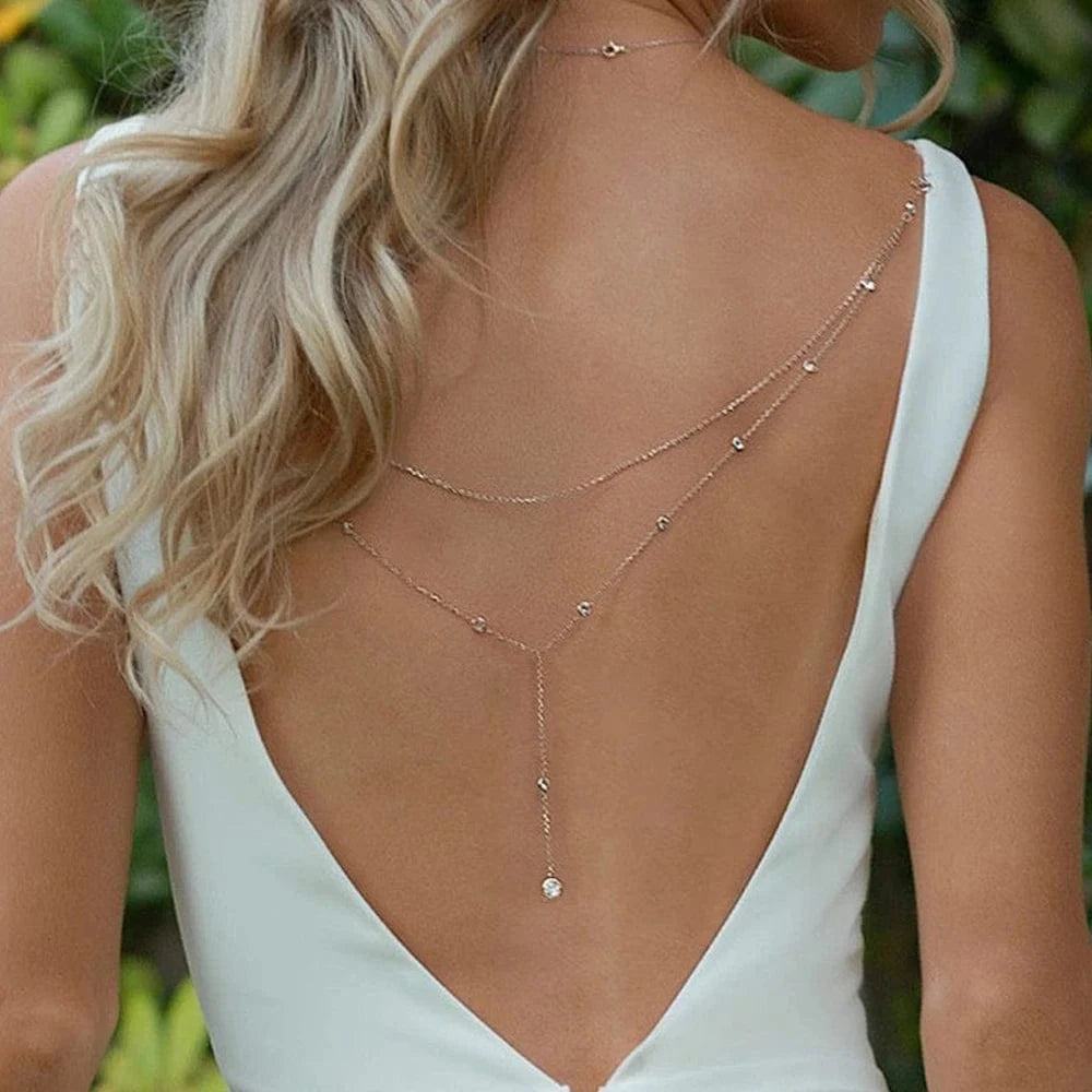 Collier Mariée Dos Nu