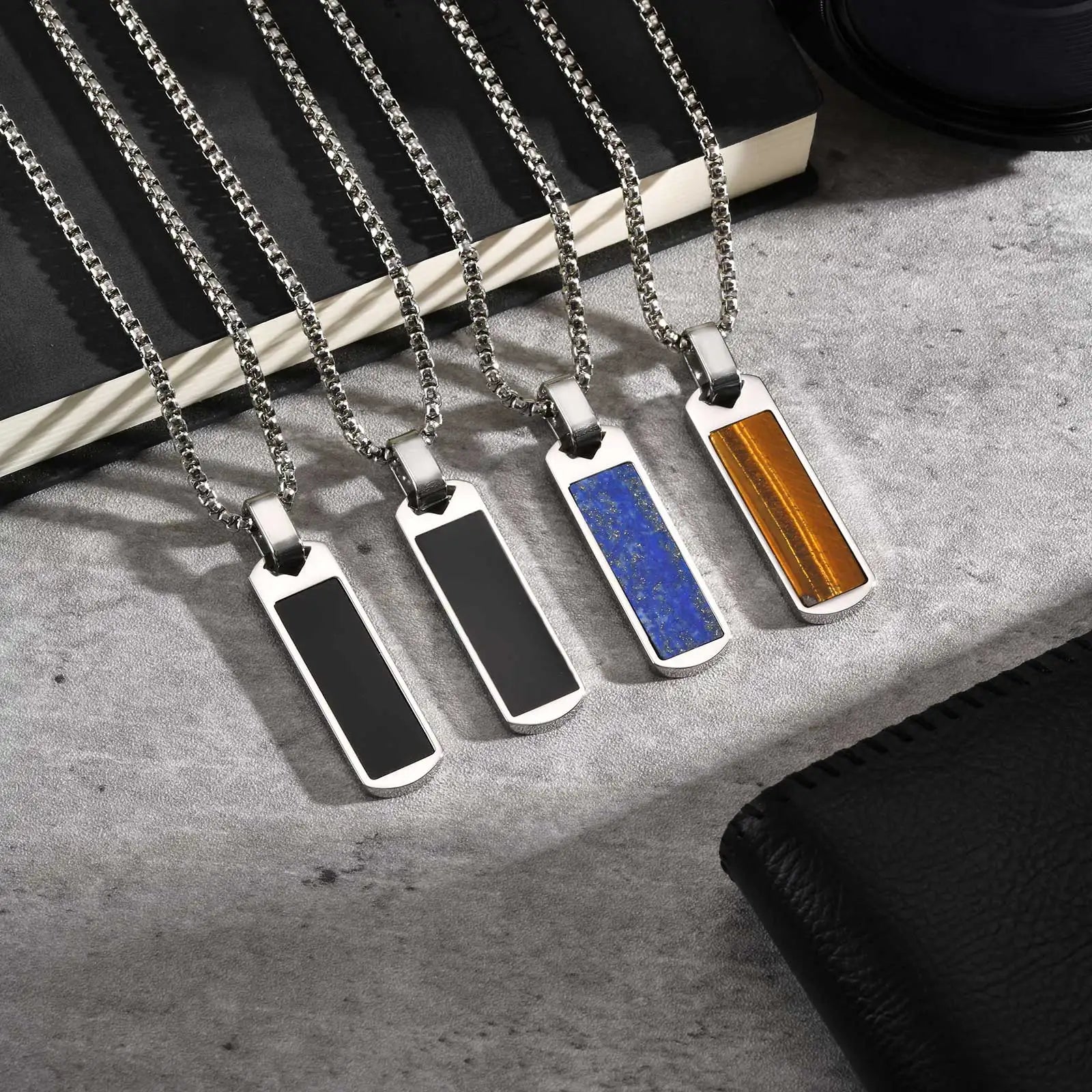 Collier Pierre Naturelle Homme
