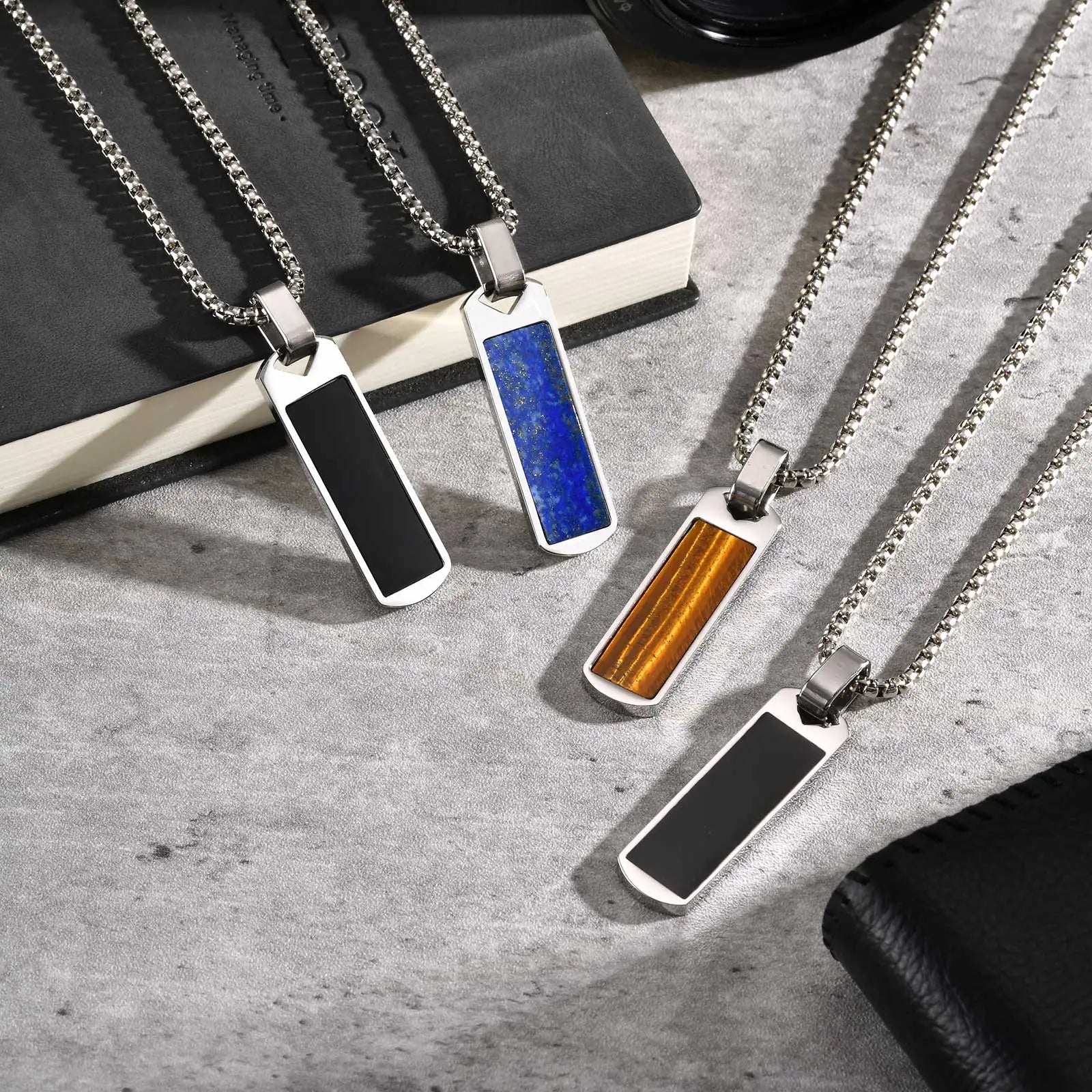 Collier Pierre Naturelle Homme