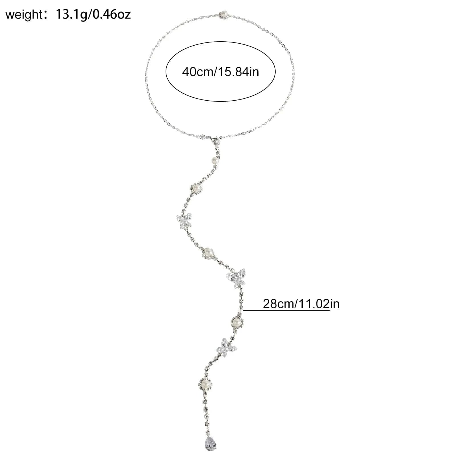 Collier pour Décolleté dans le Dos