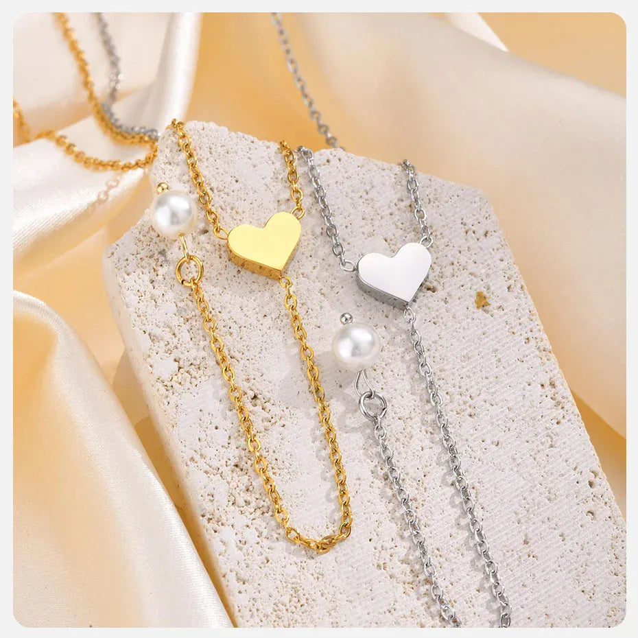 Collier Sautoir Coeur