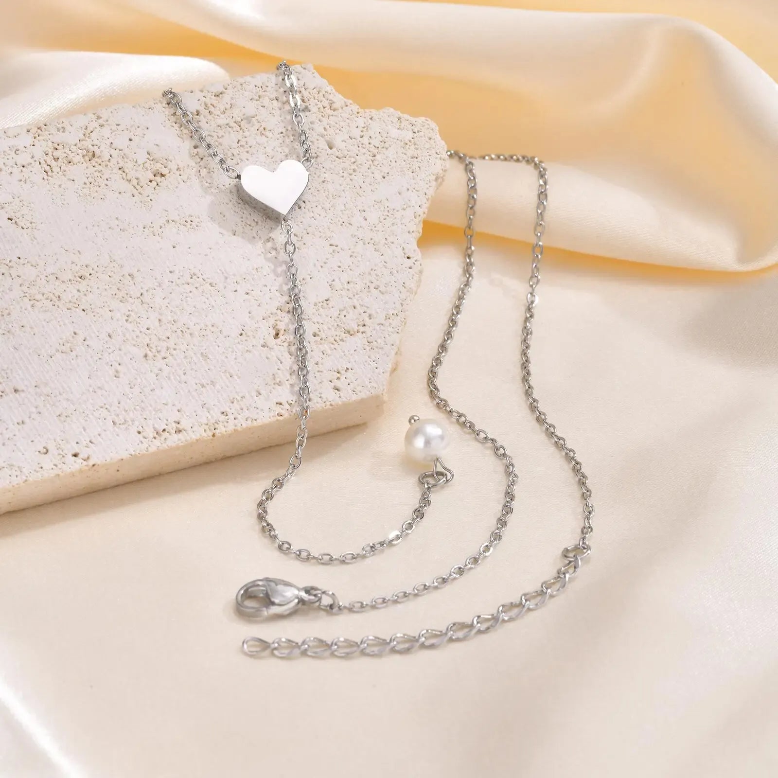 Collier Sautoir Coeur