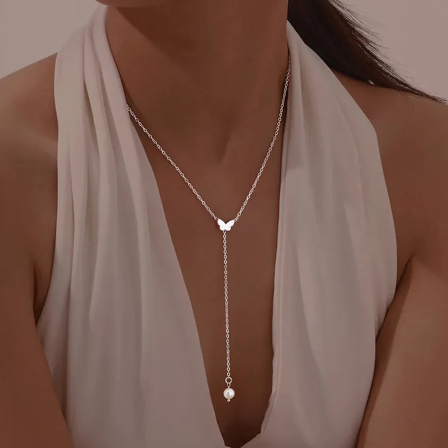 Collier Sautoir Papillon