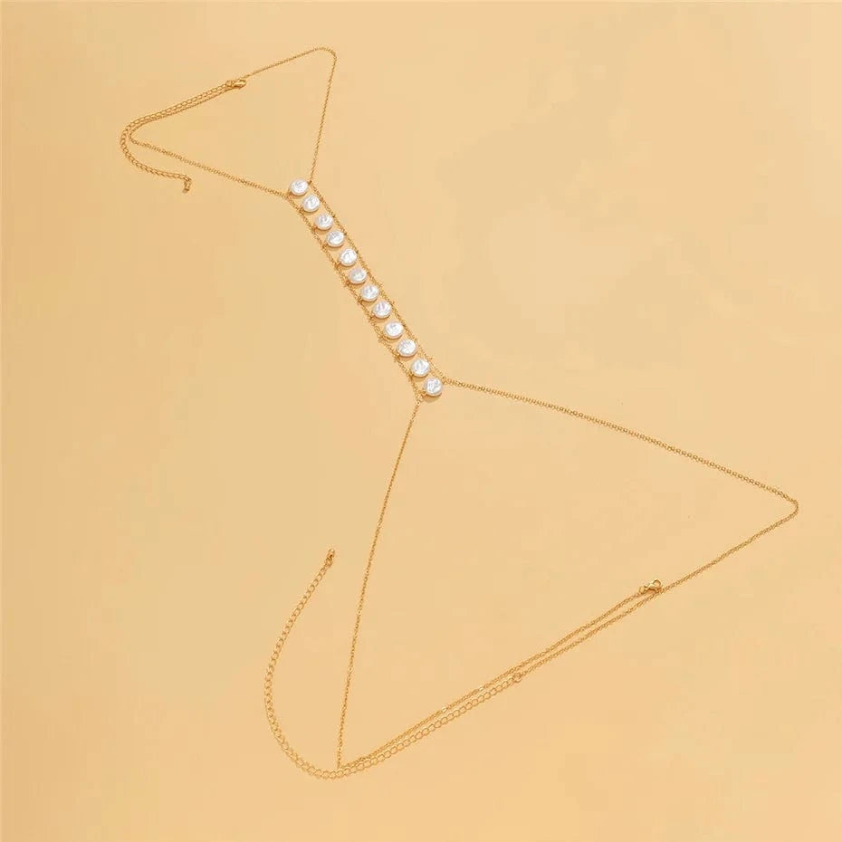 Collier Tombant Poitrine