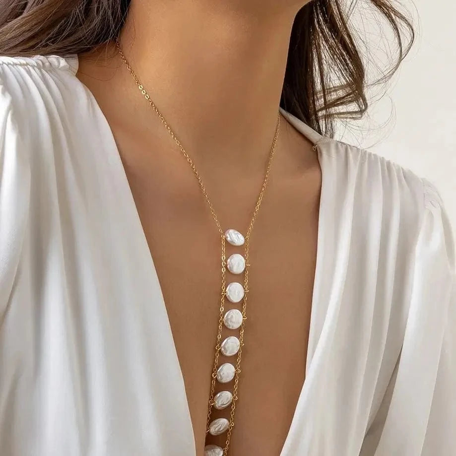 Collier Tombant Poitrine