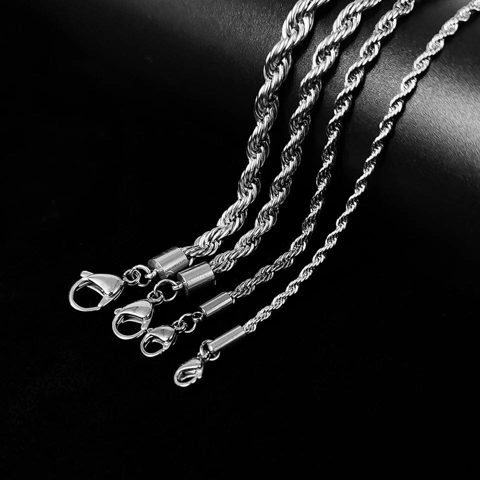 Collier Torsadé Argent