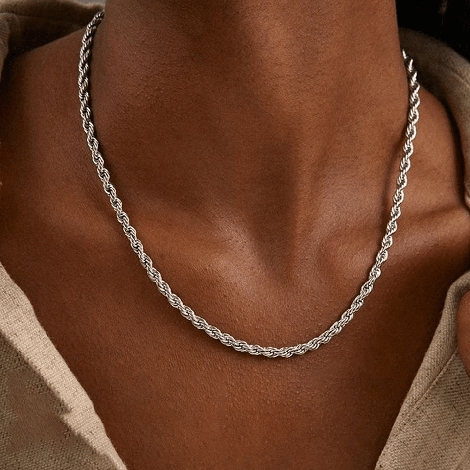 Collier Torsadé En Argent Sterling – Élégant Et Intemporel