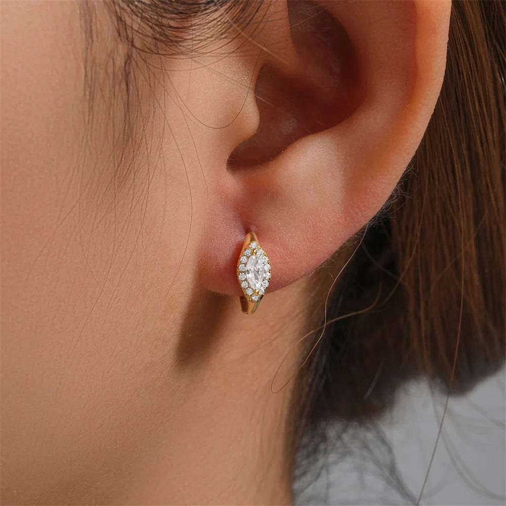 Créoles Or et Oxyde de Zirconium