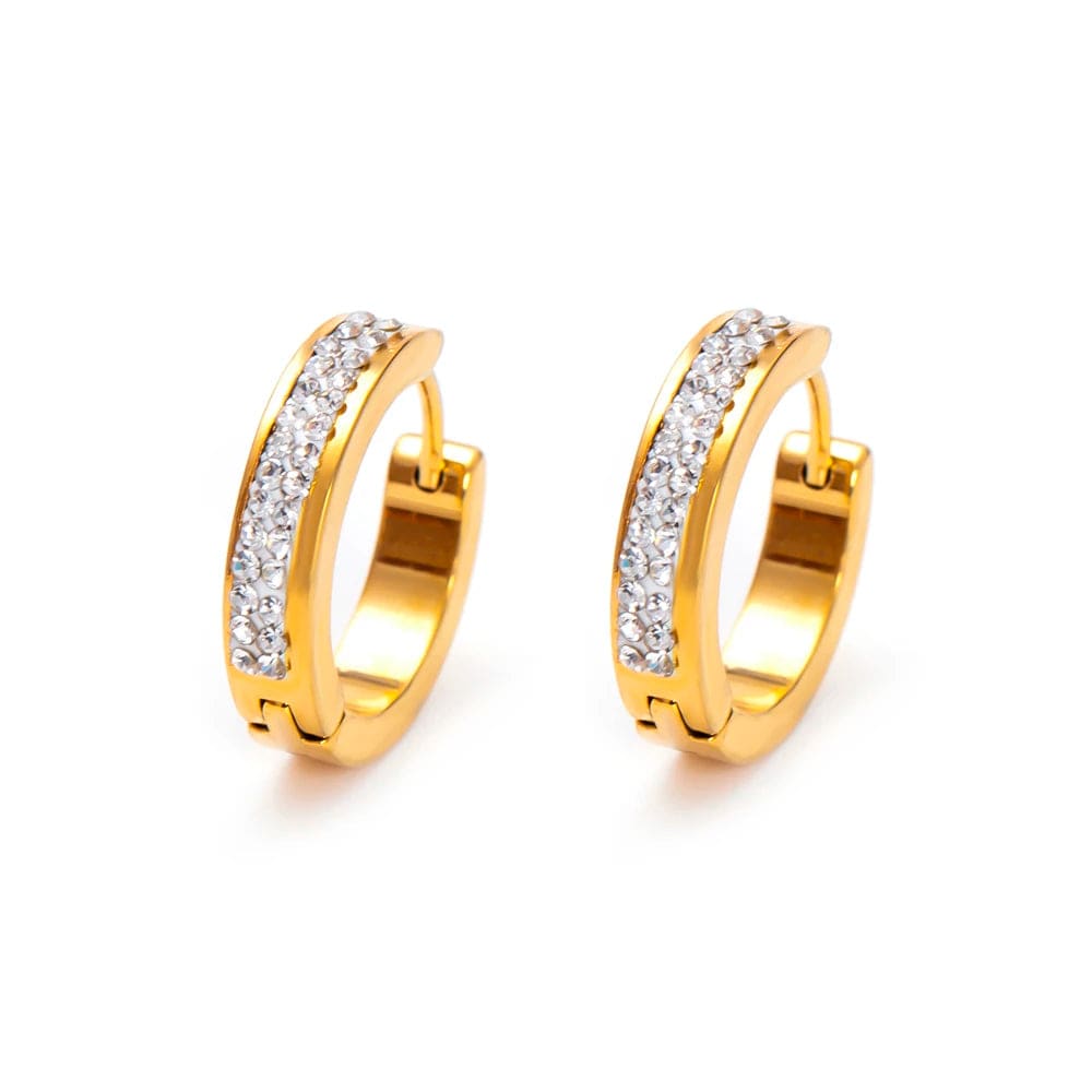 Créoles Plaqué Or Fantaisie