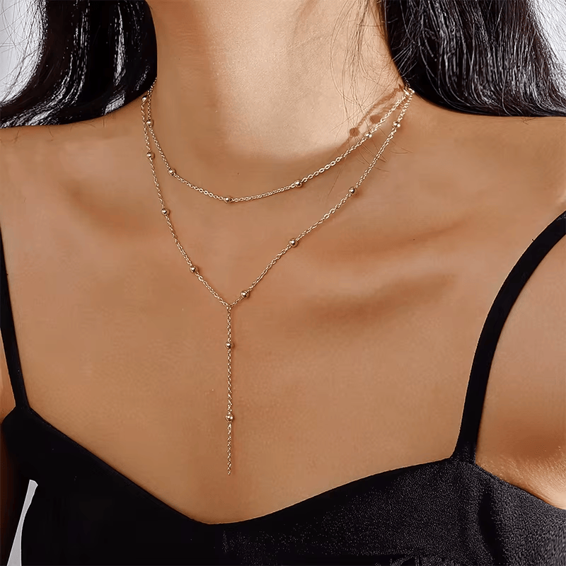 Double Chaine Argent Femme