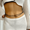 Double Colliers de Ventre Perles