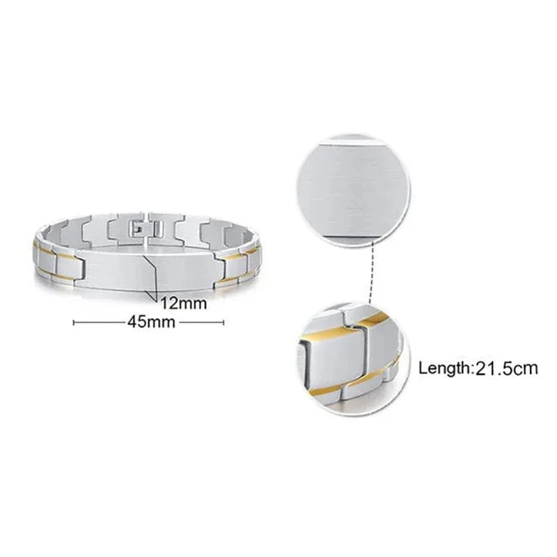 Gourmette Noir Homme