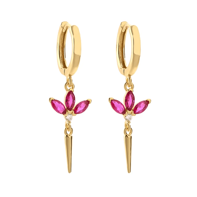 Mini Créoles avec Pendentif