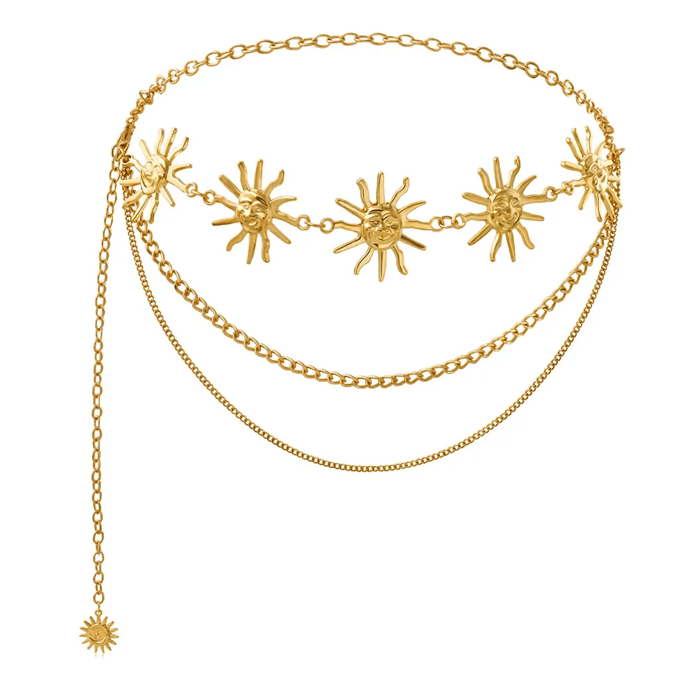 Triple Chaine de Ventre Soleil