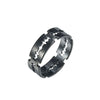 Bague argent homme rasoir