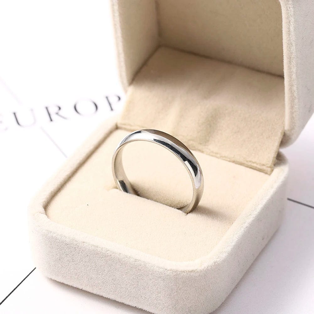Bague de fiancaille argent homme