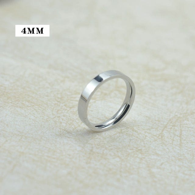 Bague fiancaille homme acier Cha ne Bijoux