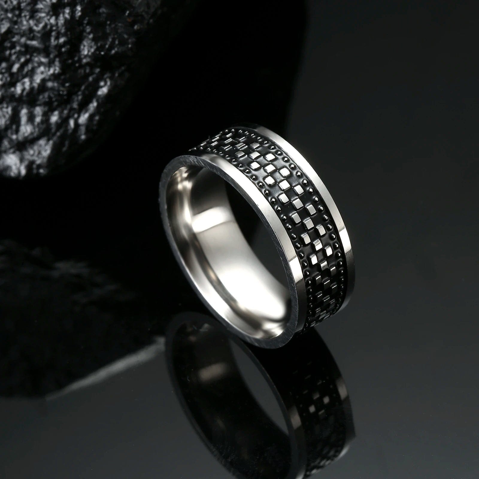 Lot de Bague Homme Acier Inoxydable Lot de Bague Homme Acier Inoxydable