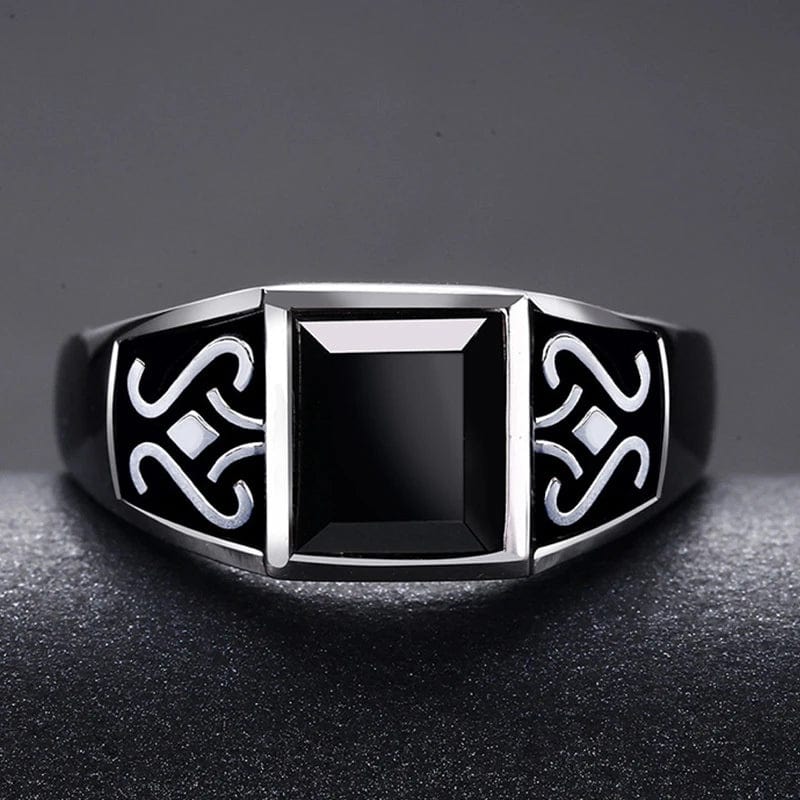 Bague homme argent vintage