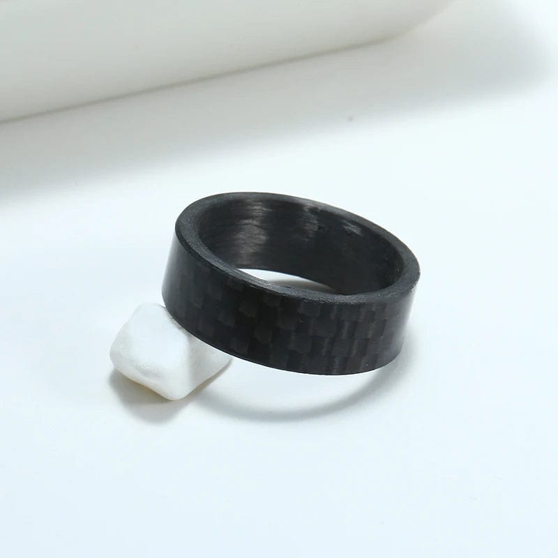 Bague homme carbone