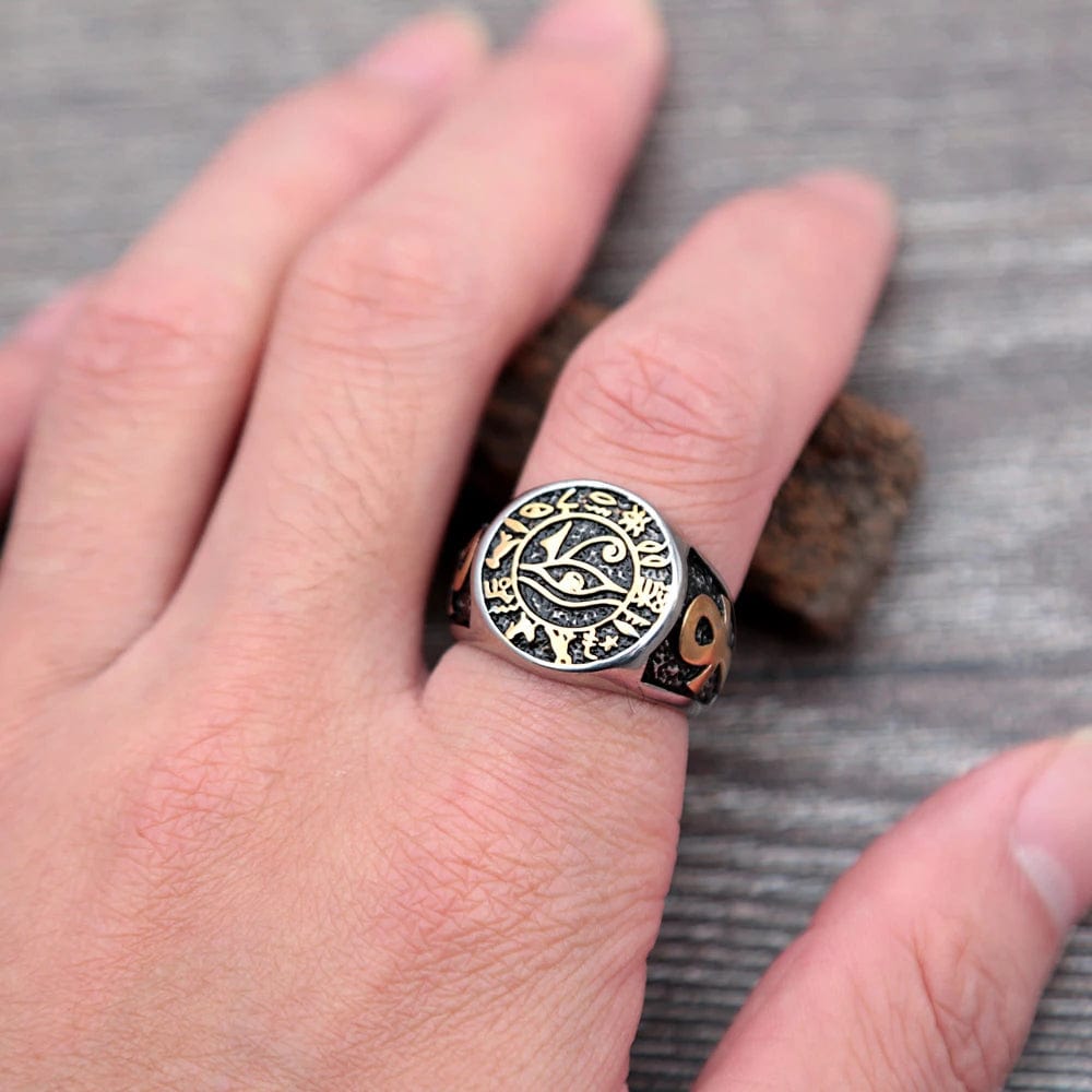 Bague homme oeil d'horus