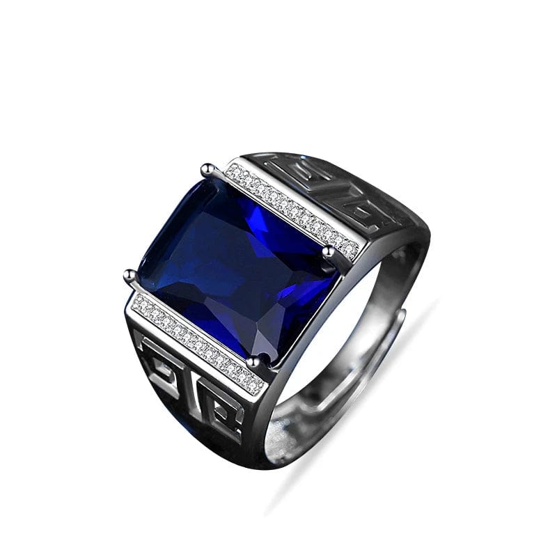 Chevaliere discount pierre bleu