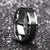 Bague homme titane carbone