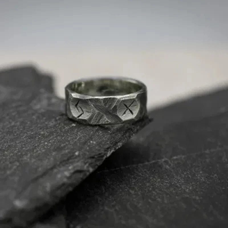 Bague viking homme argent Chaine Bijoux