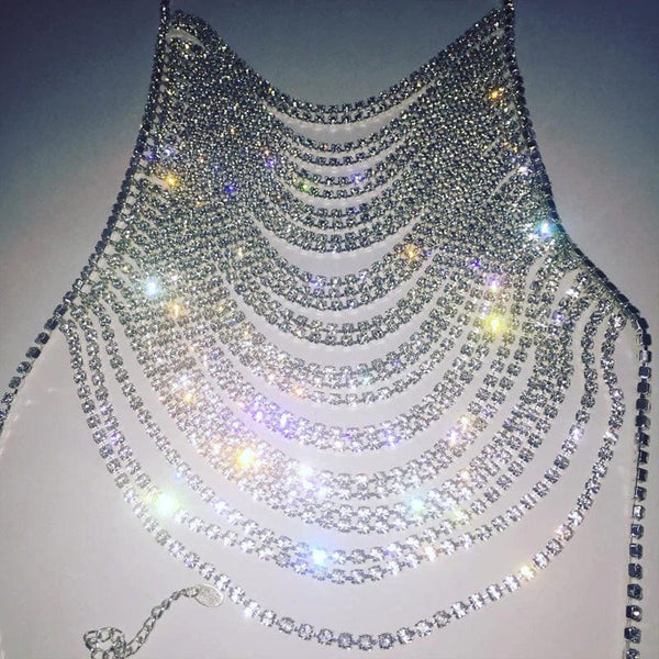 Bijoux de corps dos | Chaîne Bijoux