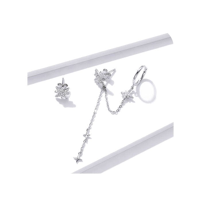 Boucle d&#39;Oreille Argent Chaine