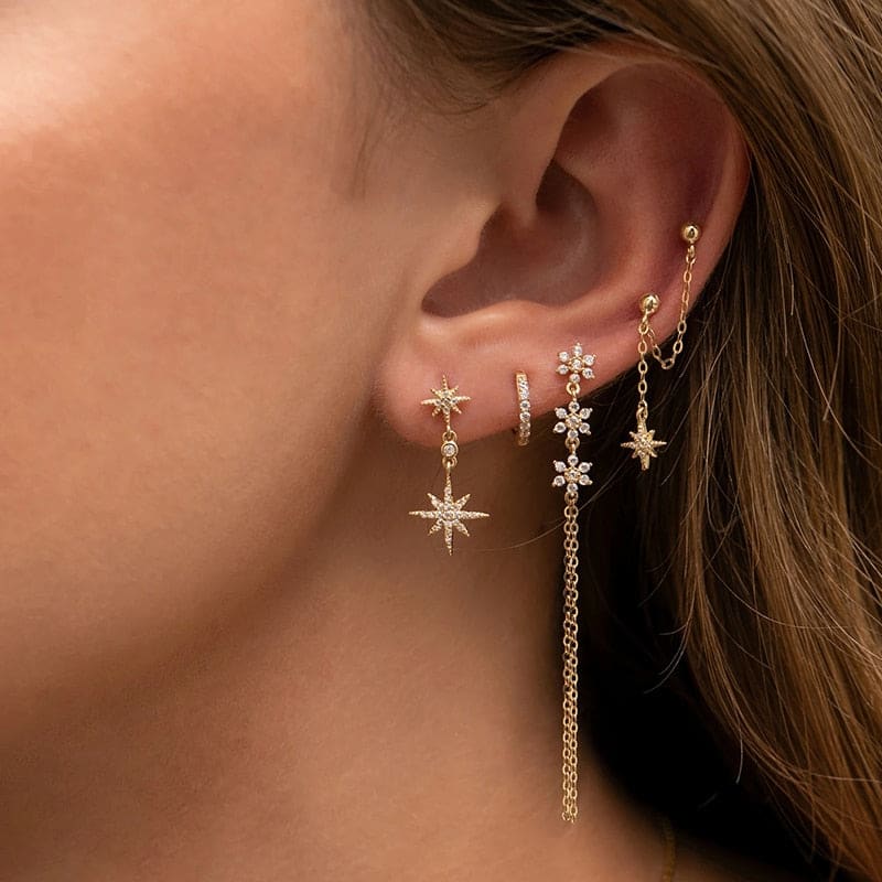 Boucles d'oreilles Clips en or et diamants Boucles d'oreilles Clips en or et diamants