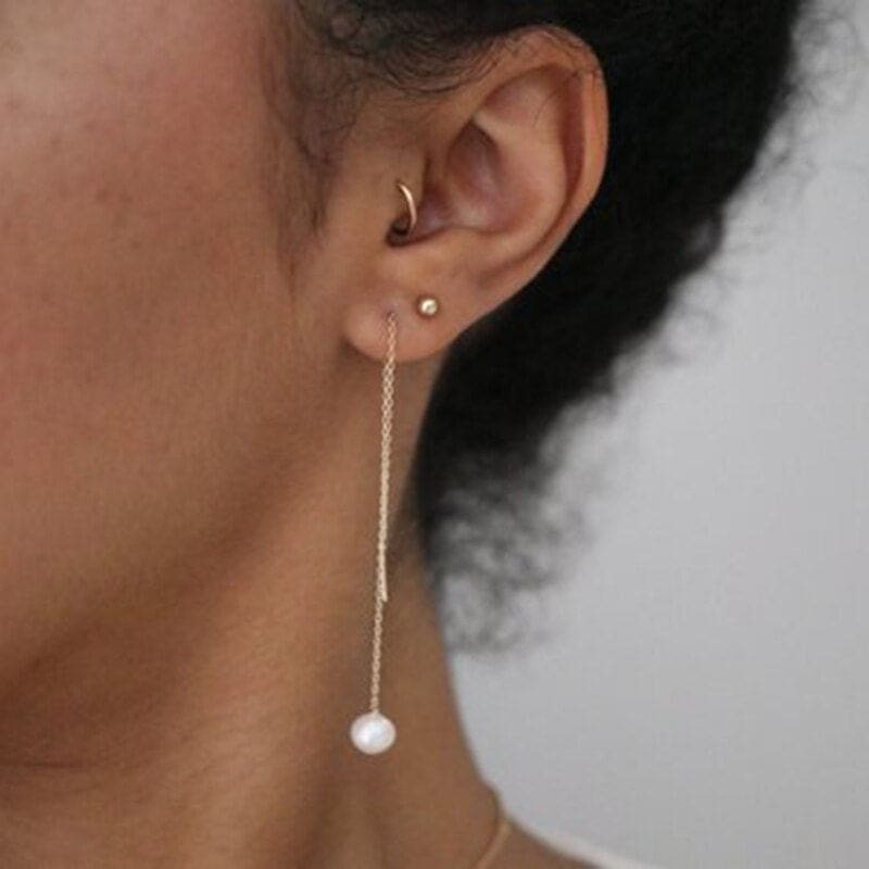 Boucle d&#39;oreille chaine de qualité