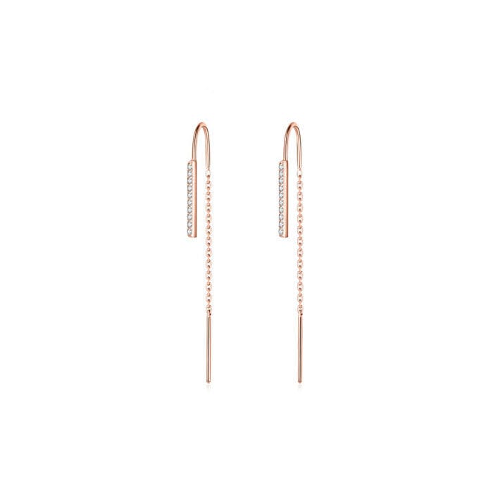 Boucle d&#39;Oreille Chaine Traversante