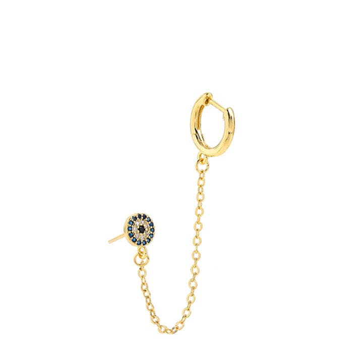 Boucle d'oreille créole fantaisie