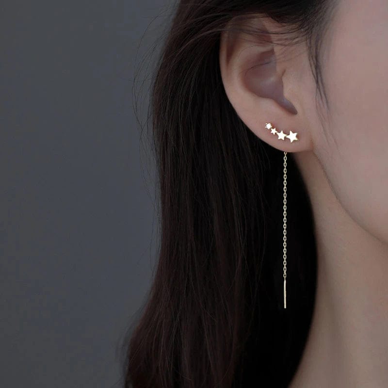 Boucle d'oreille montante fantaisie