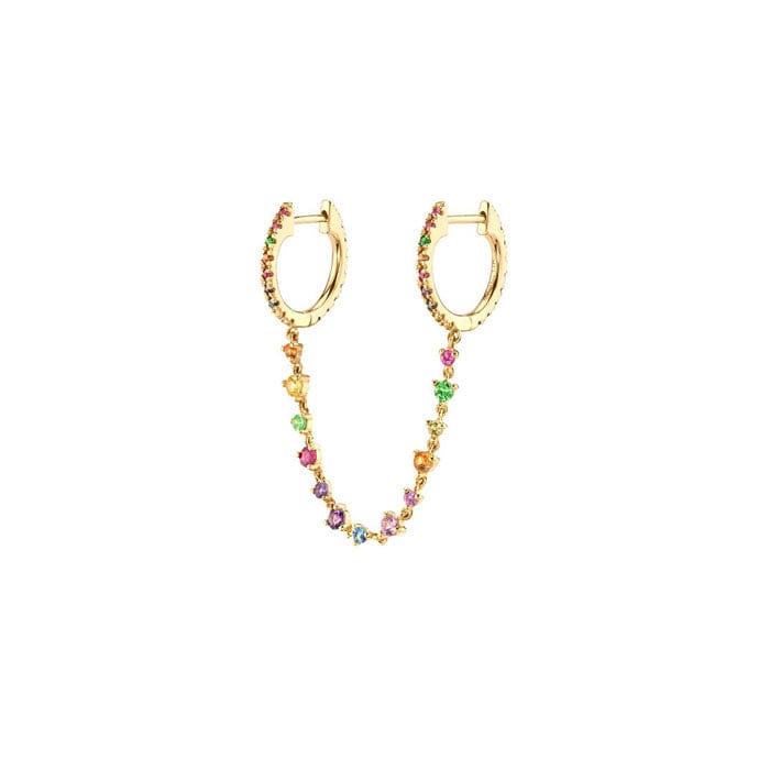Boucles d&#39;oreilles fantaisies colorées