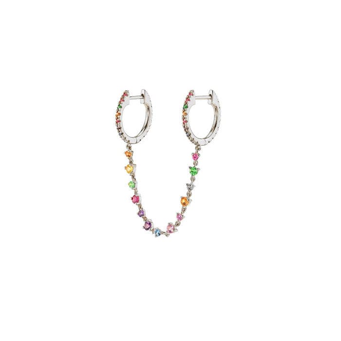 Boucles d&#39;oreilles fantaisies colorées