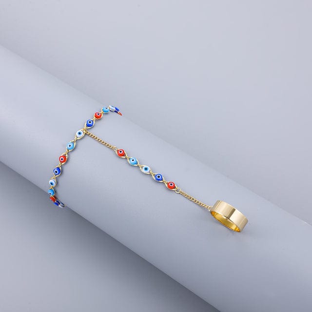 Bracelet Bague Plaqué Or